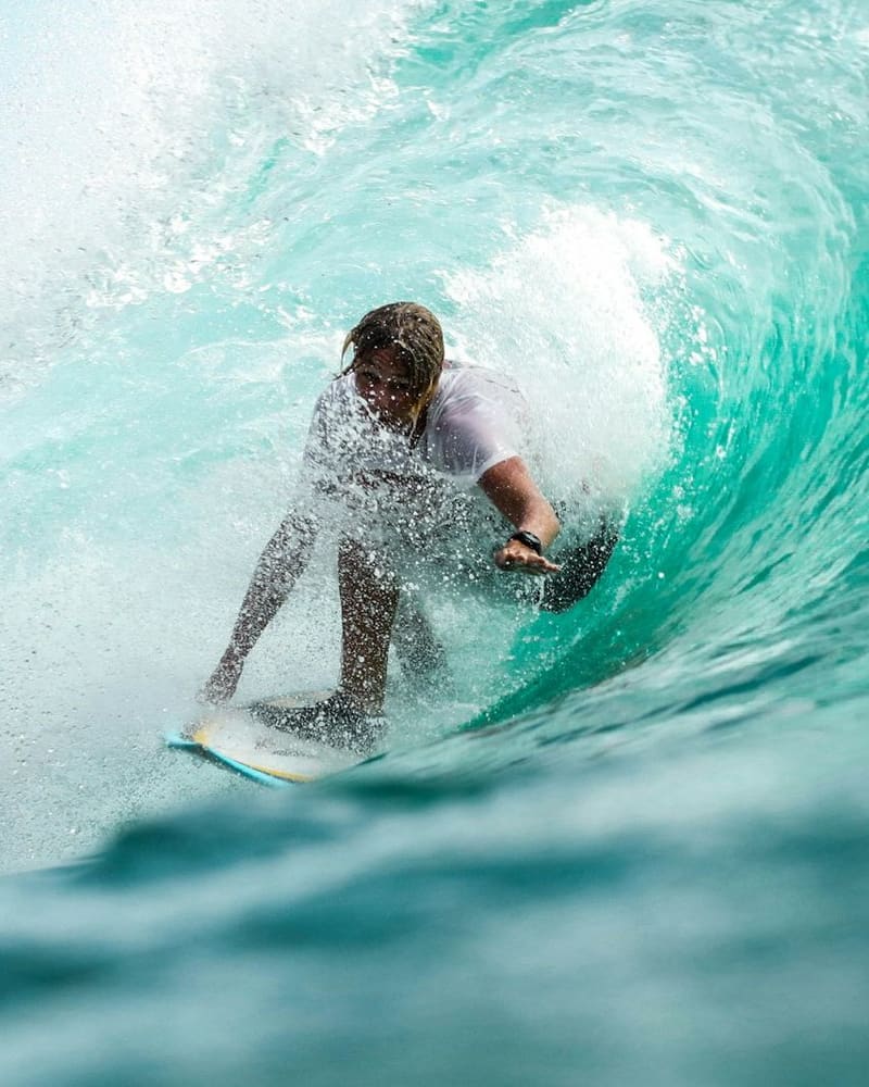 Representative surf experience in Bali; not a photograph of Break and Flow